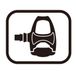 SHIMANO PD-ES600 links Pedaalas Silver One Size