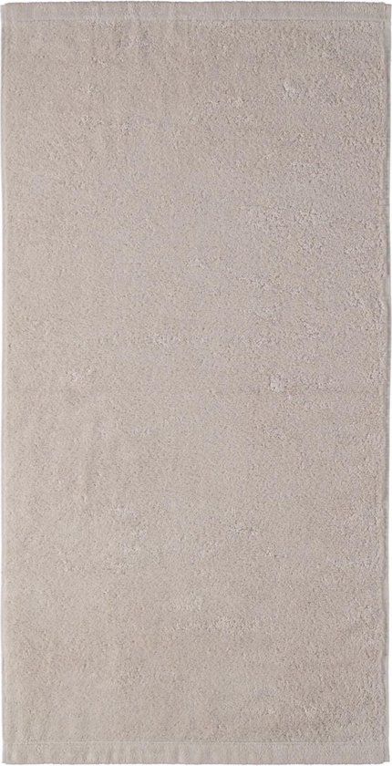 Cawö Lifestyle Uni Gastendoekje - Travertin 30x50 cm - Katoen - 520 g/m2