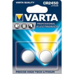 Varta CR2450 Lithium Batterijen - 2 stuks