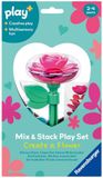 Play+ Ravensburger Play+ Blumen Steck- und Spiel-Set: Kleiner Blütenzauber rot - ab 2 Jahre