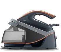 Breville Pressxpress 2600W strijkijzer met ketel, multidirectionele keramische plaat, stoomstoot 245g, verticale stoomstraal 115g/min, druk 6 bar, PerfectTEMP-technologie, zwart