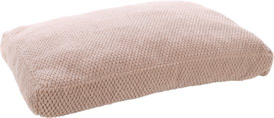 Flamingo Hondenkussen – Kattenkussen – Hondenbed & Kattenbed – Flamingo Jacquard Taupe – 100x70x12 cm