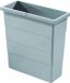 Hailo 4000 RVS Rectangular Sink Silver Grey 12 Litre
