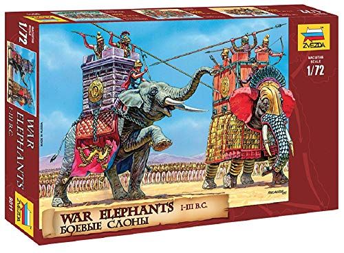 Zvezda 500788011 - 1:72 War Elephants - 4600327080110