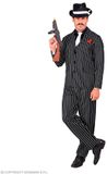 Widmann SRL Gary Gangster Kostuum - Maffia - Zwart/Wit - XXL