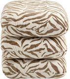 Kare Design Draaikruk Pepino 45x45cm tijger bruin