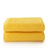Top Towel Gezichts- / bidetdoeken (2 stuks): zachte en absorberende badhanddoeken - 100% katoen, 400 g/m², pluisvrij