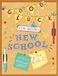 Traditionele Piccadilly Greetings Traditionele Occasion Card Nieuwe School - 8 x 6 inch