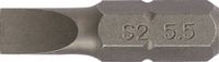 TECWERK Bit f.Schroevendraaiers met sleufkop 6,5mm L.25mm 1/4 inch C6,3 Snijdikte 1,2mm