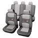 PETEX stoelhoezenset Universal Eco Class Carbon Silver 11-delig maat SAB 1 Vario