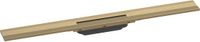 Hansgrohe RainDrain Flex - Douchegoot met rvs rooster 800, wandmodel, inkortbaar, geborsteld brons 56051140