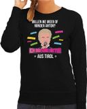 Bellatio Decorations Apres ski sweater dames - meer of minder Anton - zwart - wintersport -Wilders S