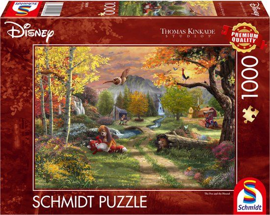 Schmidt Spiele Thomas Kinkade Studios Disney Frank en Frey 1000 stukjes Legpuzzel