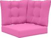 vidaXL Buitenbankkussen Polyester Roze 60 x 60 x 8 cm