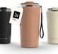 LARS NYSØM Rørelse Thermo Coffee Mug-to-go 500ml - BPA-vrij met Isolatie - Met Draagriem & Tritan Deksel (Blush Rose)