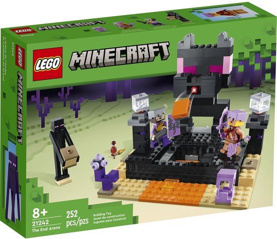 LEGO Minecraft De Eindarena 21242 - Bouwset - 8+ jaar