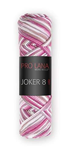 Topflappengarn 50 g Joker 8 Color - Kleur: 537 - Rose Mix