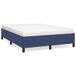 vidaXL Cadre de lit sans matelas, bleu, 140x200 cm, tissu