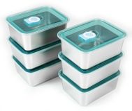 Icecat Contenant alimentaire avec couvercle - Réutilisable et empilable - 650 ml