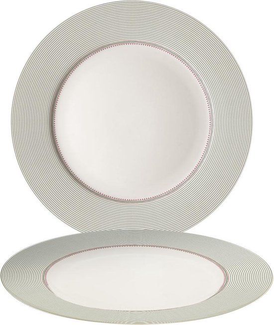 Laura Ashley Wild Clematis Collectables Dinerborden - Ø 26cm - Set van 2