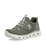Rieker Dames Slippers Sneaker Vegan MemoSoft Elastisch M6078-54 Green