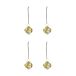 House Doctor Suspension de Noël Amore lot de 4 Bleu clair