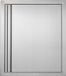 VEVOR Grilltoegangsdeur, 457 x 533 mm, enkele buitenkeukendeur, vlak gemonteerde roestvrijstalen deur, verticale wanddeur met intrekbare handgreep, voor grill-eiland, grillstation, buitenkast