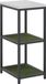 vidaXL Keukenplankeenheid HATTEM Olijfgroen 50 x 92 cm Staal
