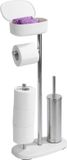 Wenko Toiletbutler Rivazza RVS wit