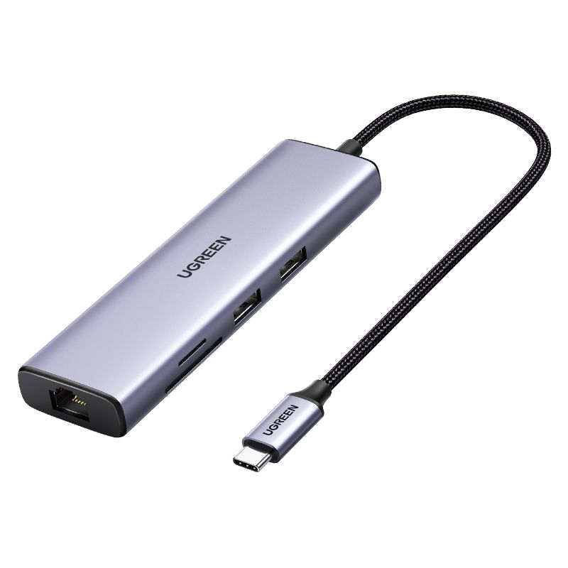 Ugreen 7-in-1 USB-C Hub - HDMI, USB, Ethernet, SD & PD Port