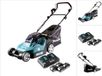 Makita DLM 432 PG4 accu grasmaaier 36 V (2x 18 V) 43 cm + 4x accu 6,0 Ah + dubbele lader