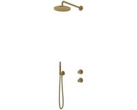 Hotbath Cobber IBS7009 inbouw regendoucheset thermostatisch met 2-weg stop-omstel