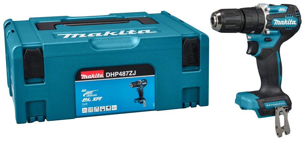 Makita DHP487ZJ Accu Klop-/schroefboormachine 18V | Body in Mbox