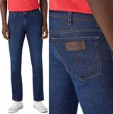Wrangler TEXAS Rinse & Shine, dunne marineblauwe jeans, maat W34, lengte L30