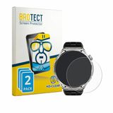 BROTECT - Screenprotector voor Amazfit Balance 3 - Folie Beschermfolie transparant 2 Stuks