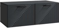 vidaXL Wandmontage TV-kast Zwart 78,5 x 41 x 30 cm Bewerkt hout