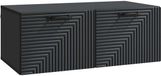 vidaXL Meuble TV mural Noir 78,5 x 41 x 30 cm Bois traité