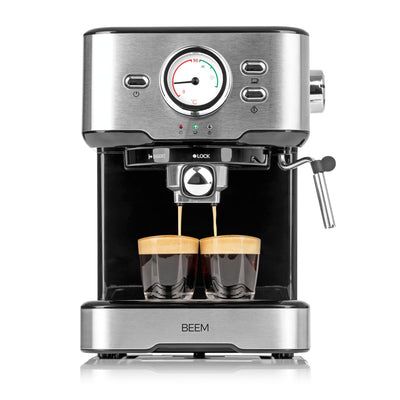 BEEM 05025 Espressomachine - Half automatisch - 1.5L - Zwart/Zilver