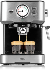 BEEM 05025 Espressomachine - Half automatisch - 1.5L - Zwart/Zilver