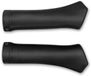 ACID Grips Hybrid Tour - Fietshandgrepen - Handvatten met anti-slipstructuur - Gebogen Contour Mini-Wing - Ergonomische fietshandvatten - Geschikt voor Mountainbikes - Zwart - Regular