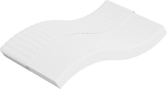 vidaXL Schuimmatras middelzacht 100x200 cm