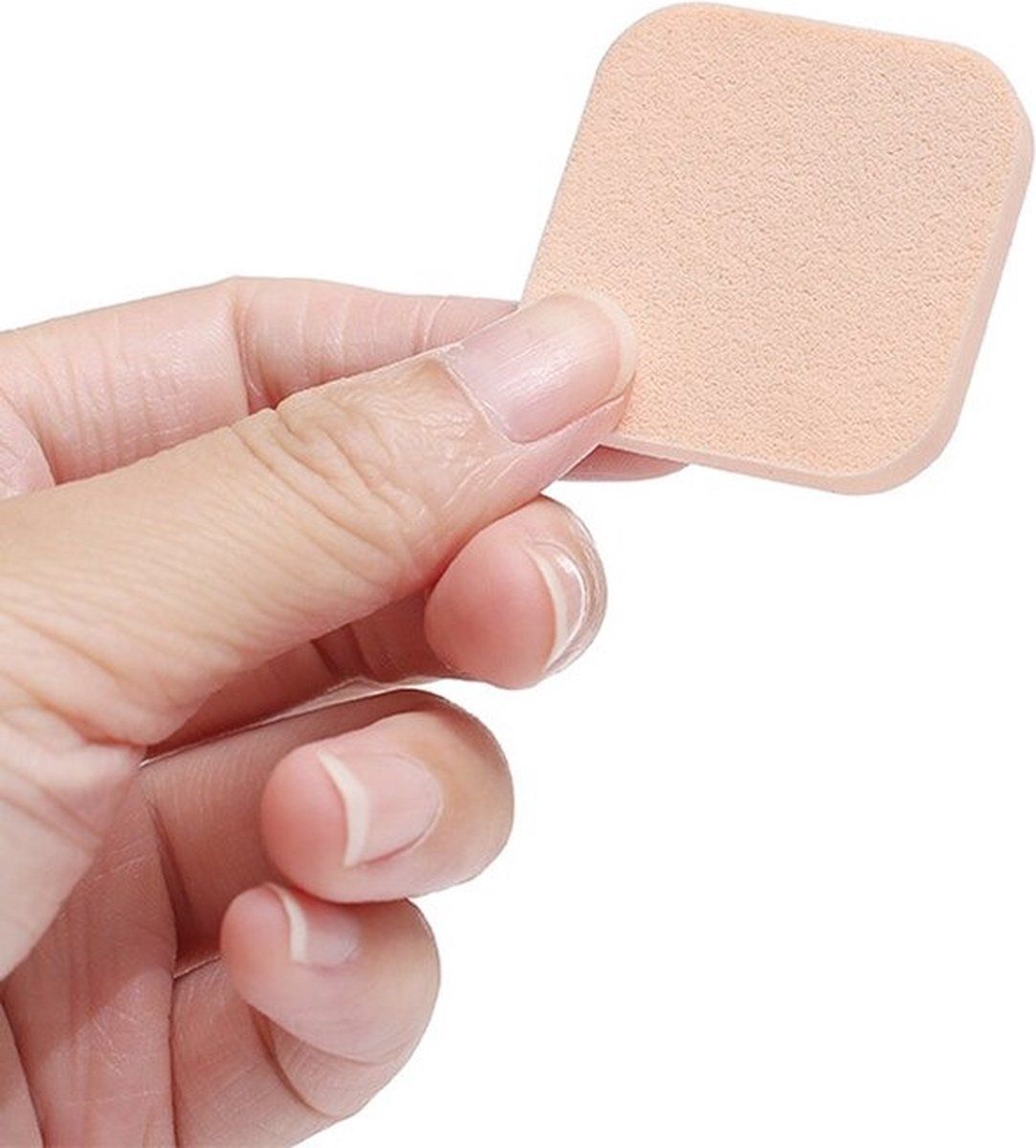 Elemental Goods 20 Stuks Vierkante Make-up Sponsjes - 3.8*3.8 cm - Foundation, Poeder, BB Cream