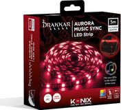 Konix Drakkar Aurora Music Sync LED Strip - 5M - Afstandsbediening - 16 Kleuren - Netstroom