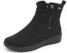 Jana Dames Enkellaars - 26497-007 Zwart - Wijdte H - Maat 39