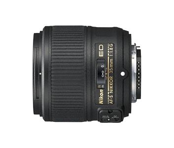 Nikon AF-S 35mm f/1.8G FX Lens - Black