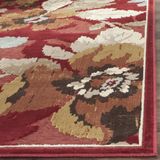 Safavieh PAR148 Vloerkleed - Rood/Multi - Viscose - 67 x 240 cm