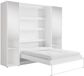 Vente-unique Bedkast hout wit 140 x 200 cm