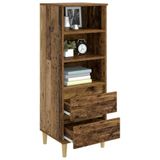 vidaXL Haut Armoire Bois ancien 40 x 36 x 110 cm Bois d'ingénierie