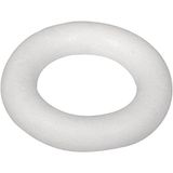 Rayher Set van 2 piepschuim platte ringen, 25 cm diameter