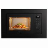 Inventum IMC6020FZWA Inbouwmagnetron met grill - 21L - 800W - 38cm - Zwart